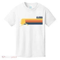 Retro Vintage Alaska Kids T-Shirt thumb 0