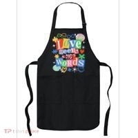 Autism Awareness Love Needs No Word Apron thumb 0