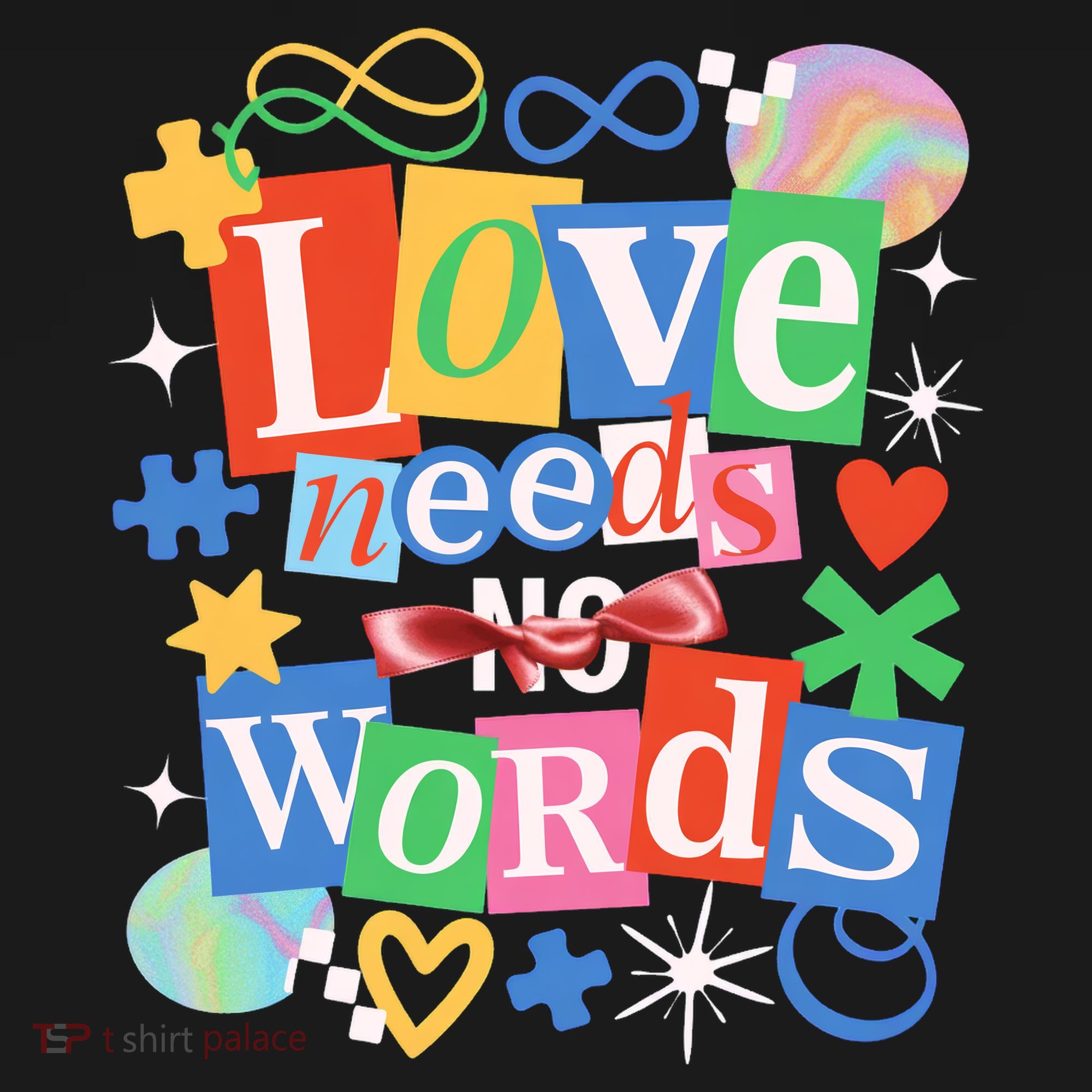 Autism Awareness Love Needs No Word Pajama Set