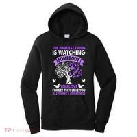 AlzheimerS Awareness Love Support Purple Ribbon Month Women's Hoodie thumb 0