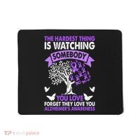 AlzheimerS Awareness Love Support Purple Ribbon Month Mousepad thumb 0