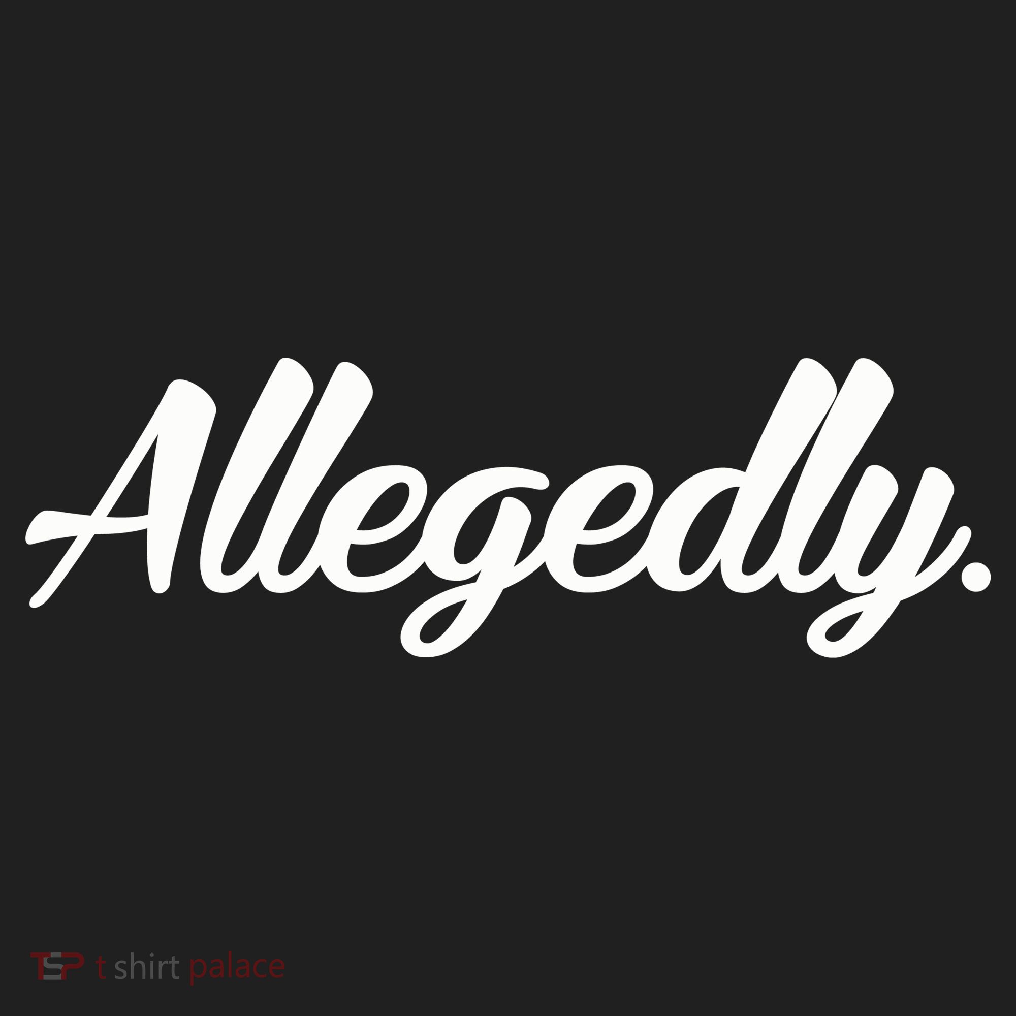 Allegedly 7 Panel Mesh Trucker Snapback Hat