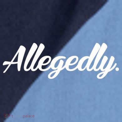 Allegedly Raglan Baseball Sleeve Shirt