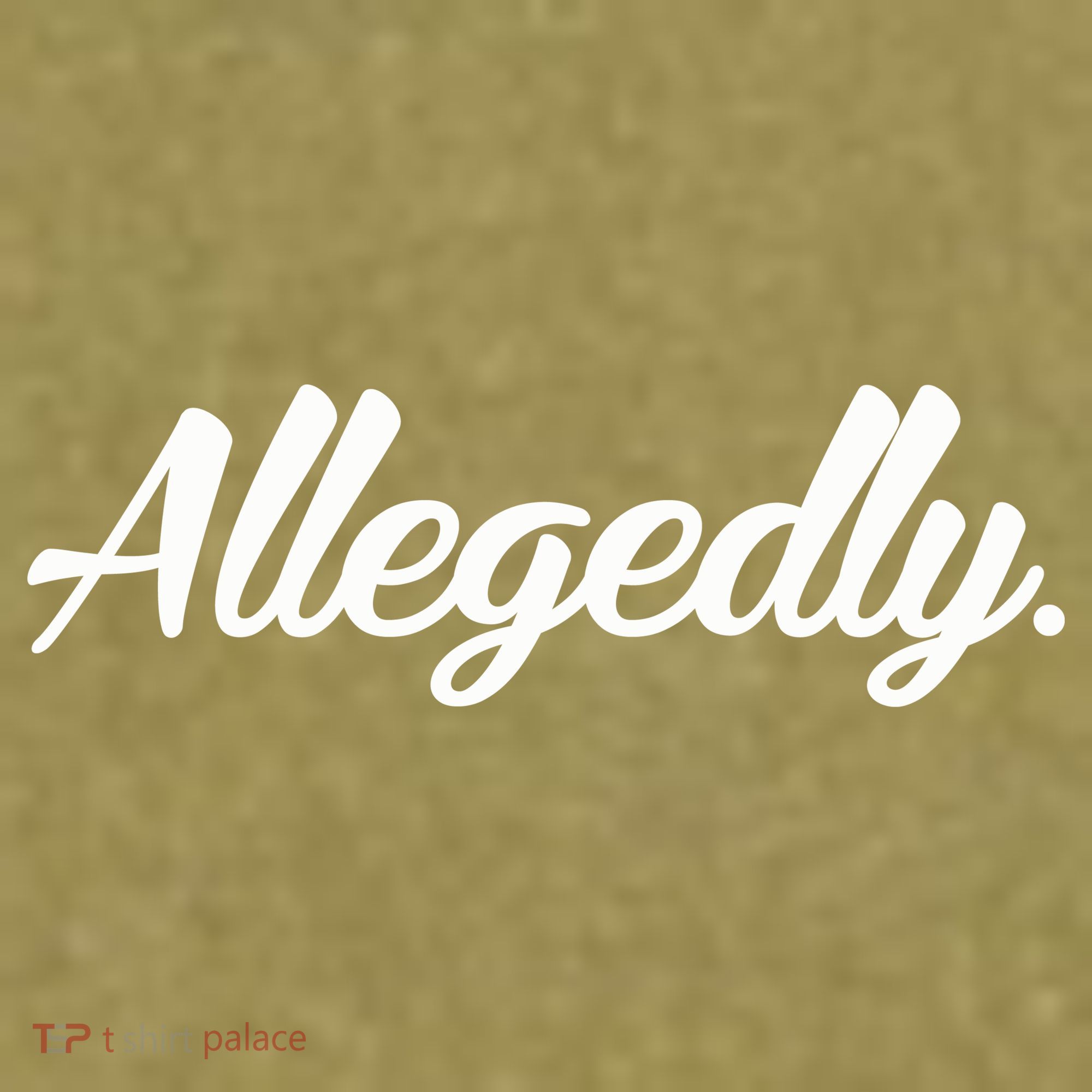 Allegedly Garment-Dyed Women's Muscle Tee