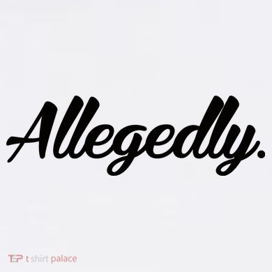 Allegedly Drawstring Bag