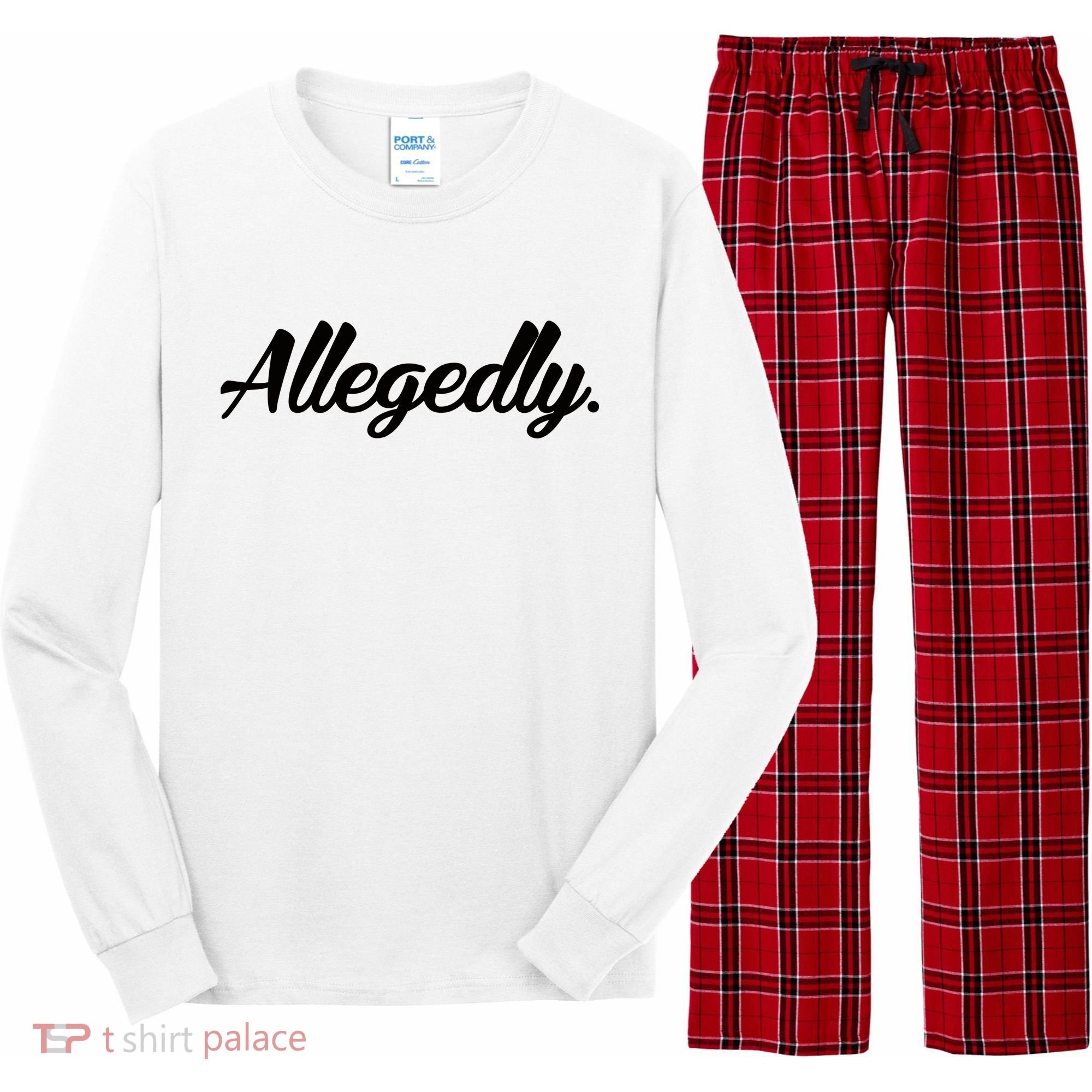Allegedly Long Sleeve Pajama Set