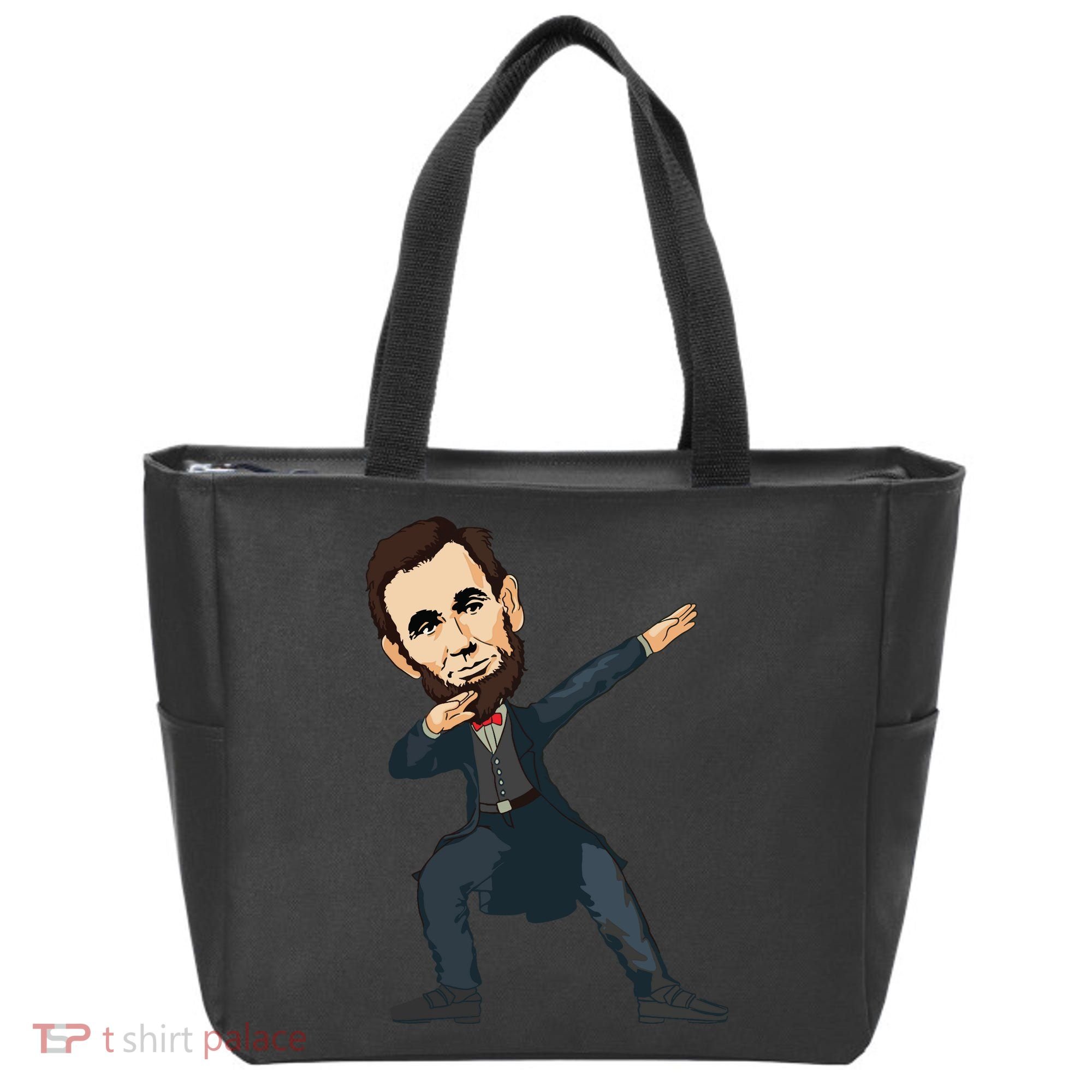 Abraham Abe Lincoln Dabbing Dab Dance 4th Of July Gift Tote Bag
