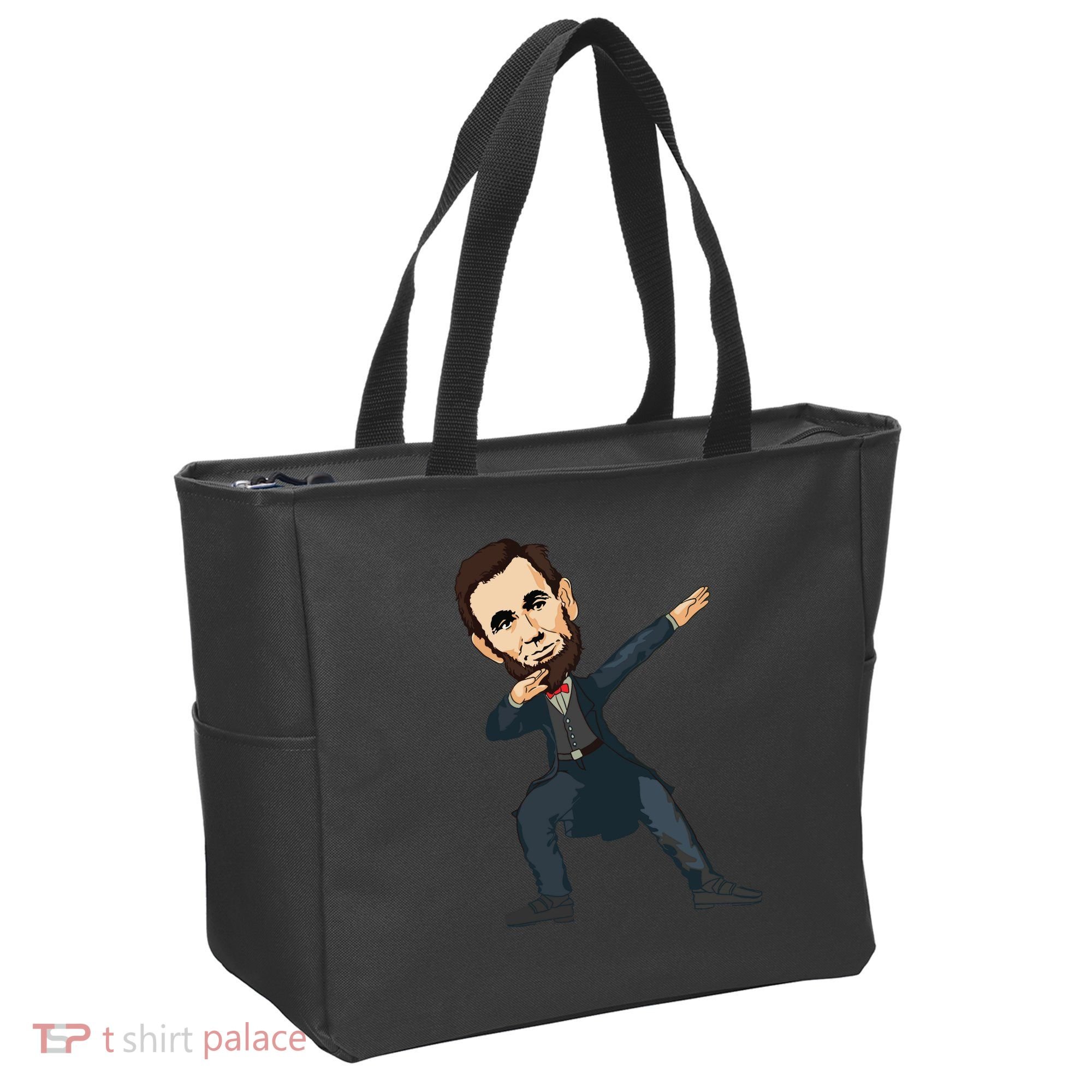 Abraham Abe Lincoln Dabbing Dab Dance 4th Of July Gift Tote Bag