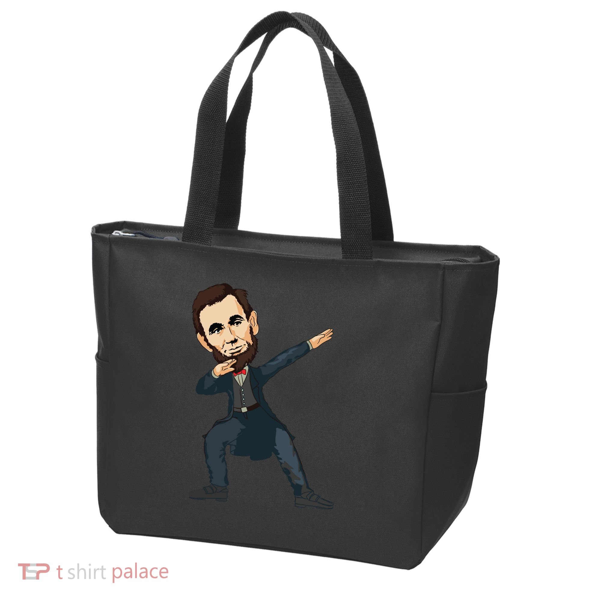 Abraham Abe Lincoln Dabbing Dab Dance 4th Of July Gift Tote Bag