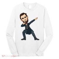 Abraham Abe Lincoln Dabbing Dab Dance 4th Of July Gift Long Sleeve Shirt thumb 0