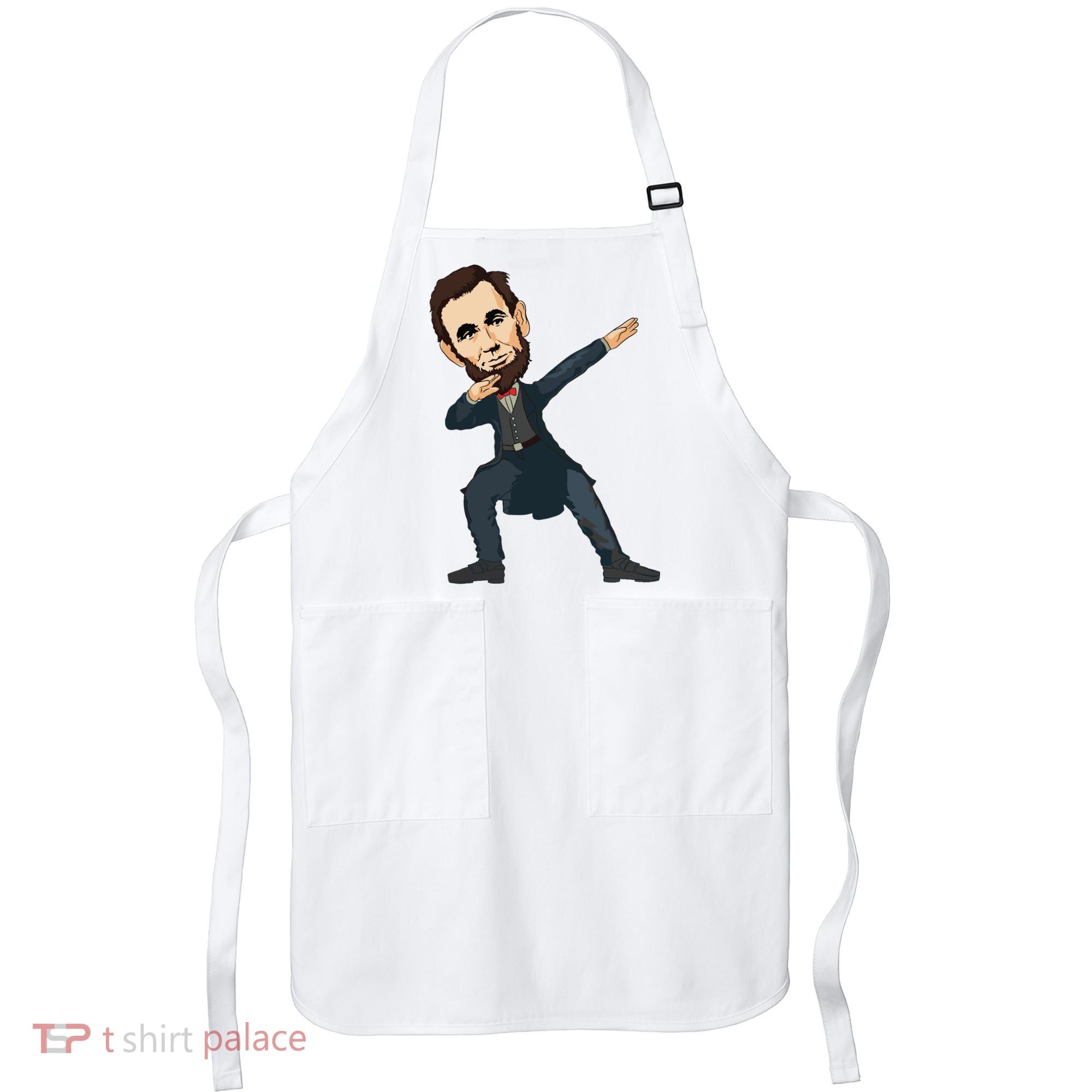 Abraham Abe Lincoln Dabbing Dab Dance 4th Of July Gift Apron