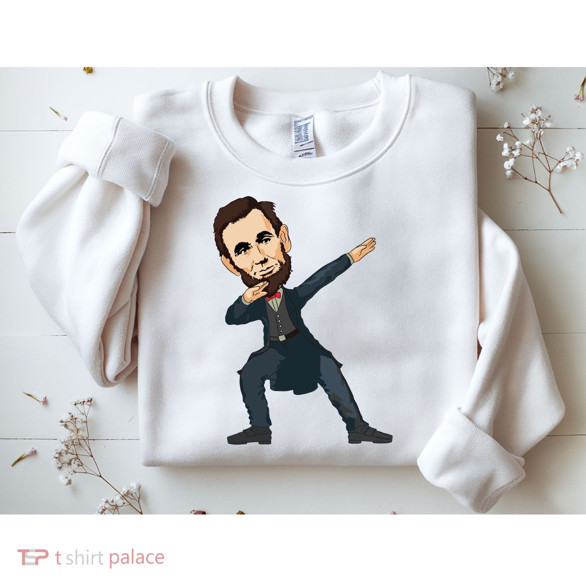 Abraham Abe Lincoln Dabbing Dab Dance 4th Of July Gift Sweatshirt