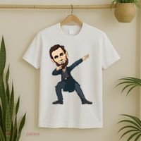 Abraham Abe Lincoln Dabbing Dab Dance 4th Of July Gift T-Shirt thumb 2