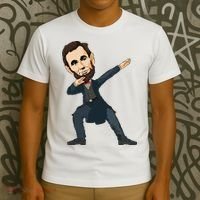 Abraham Abe Lincoln Dabbing Dab Dance 4th Of July Gift T-Shirt thumb 3