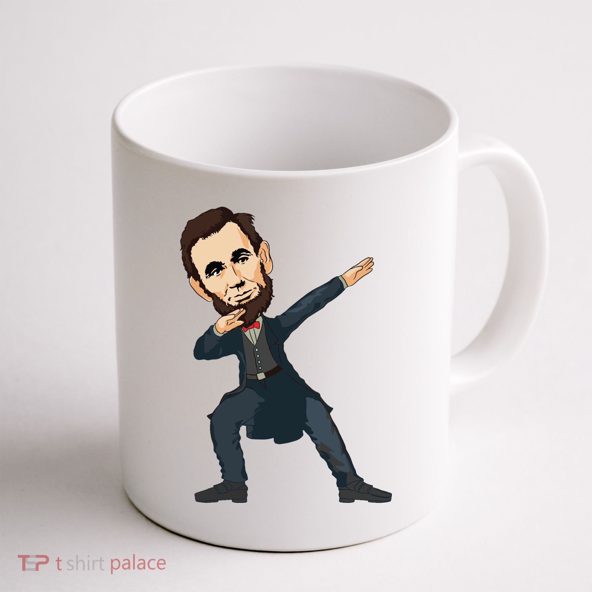 Abraham Abe Lincoln Dabbing Dab Dance 4th Of July Gift Coffee Mug