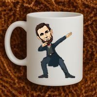 Abraham Abe Lincoln Dabbing Dab Dance 4th Of July Gift Coffee Mug thumb 2