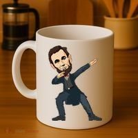 Abraham Abe Lincoln Dabbing Dab Dance 4th Of July Gift Coffee Mug thumb 4