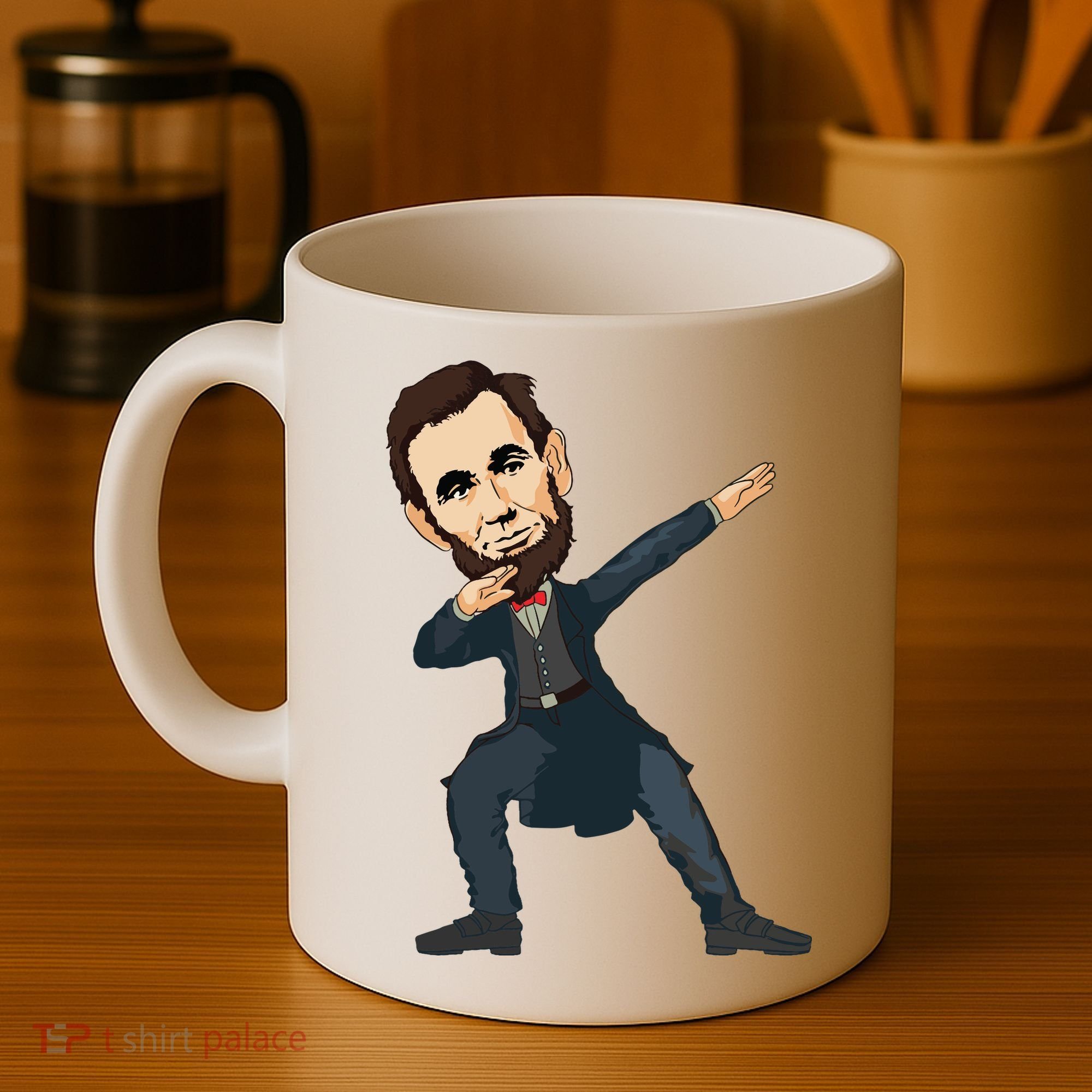 Abraham Abe Lincoln Dabbing Dab Dance 4th Of July Gift Coffee Mug