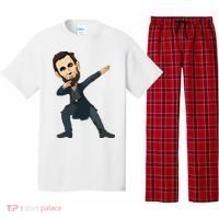 Abraham Abe Lincoln Dabbing Dab Dance 4th Of July Gift Pajama Set thumb 0