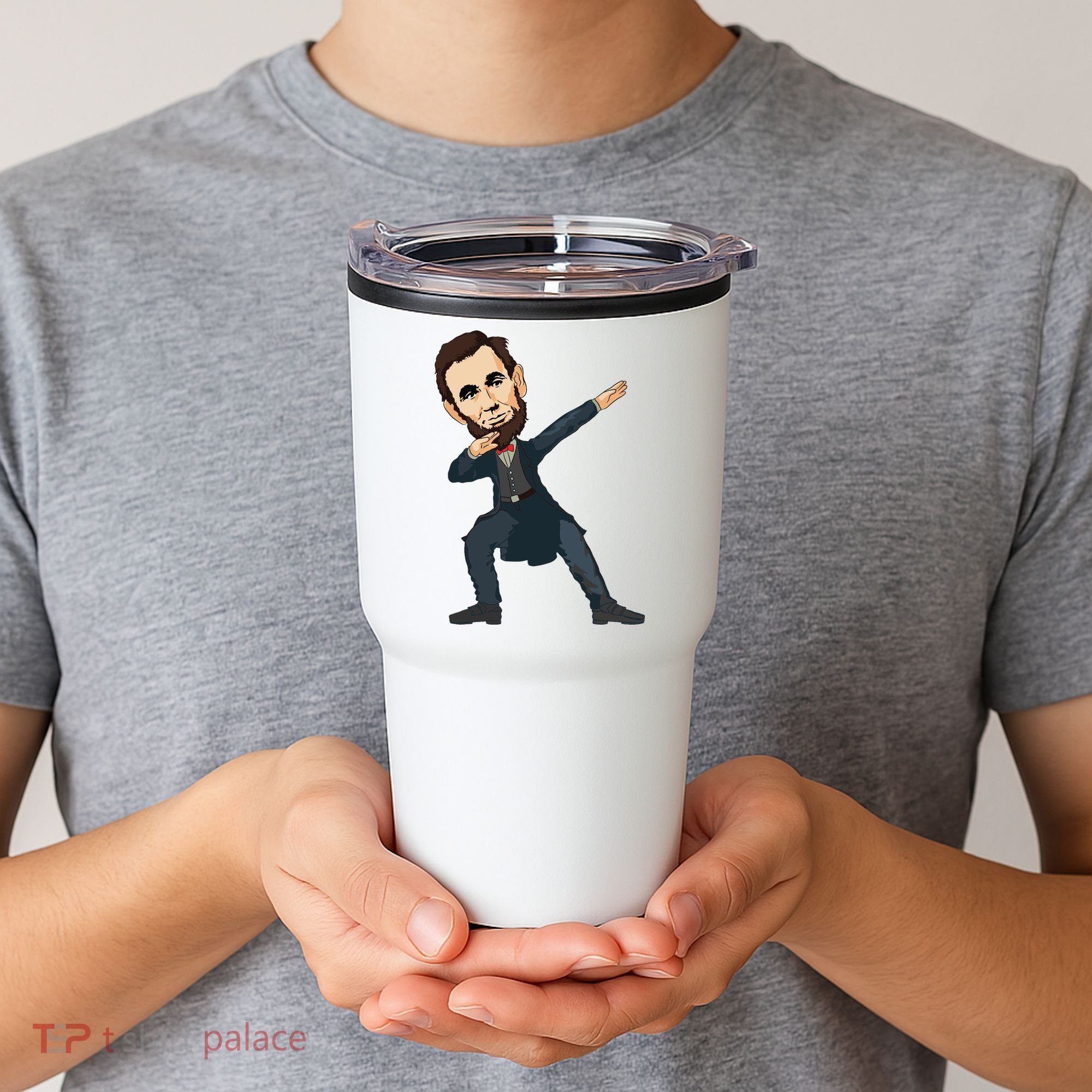 Abraham Abe Lincoln Dabbing Dab Dance 4th Of July Gift Tumbler