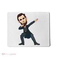 Abraham Abe Lincoln Dabbing Dab Dance 4th Of July Gift Mousepad thumb 0