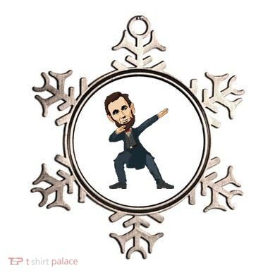 Abraham Abe Lincoln Dabbing Dab Dance 4th Of July Gift Ornament