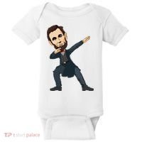Abraham Abe Lincoln Dabbing Dab Dance 4th Of July Gift Baby Bodysuit thumb 0