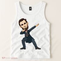 Abraham Abe Lincoln Dabbing Dab Dance 4th Of July Gift Tank Top thumb 2
