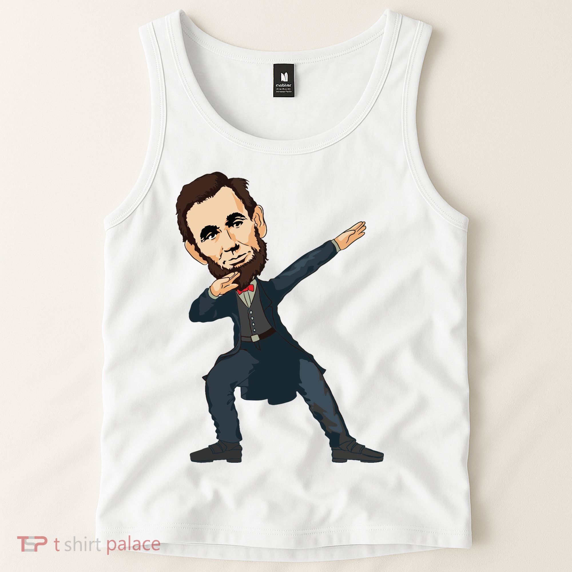 Abraham Abe Lincoln Dabbing Dab Dance 4th Of July Gift Tank Top