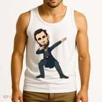 Abraham Abe Lincoln Dabbing Dab Dance 4th Of July Gift Tank Top thumb 3