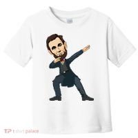 Abraham Abe Lincoln Dabbing Dab Dance 4th Of July Gift Toddler T-Shirt thumb 0