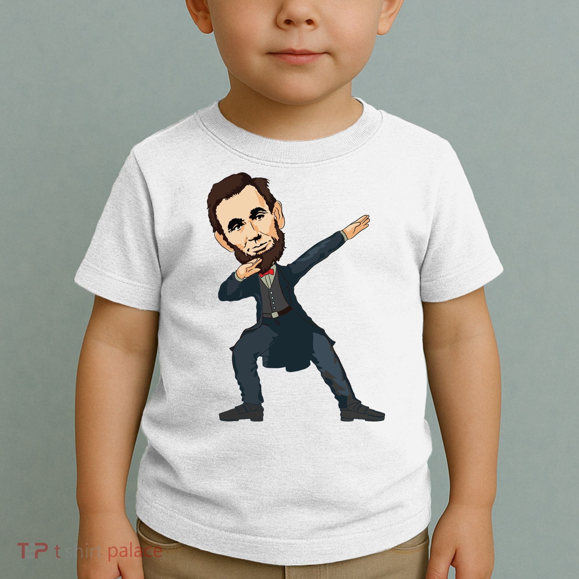 Abraham Abe Lincoln Dabbing Dab Dance 4th Of July Gift Toddler T-Shirt