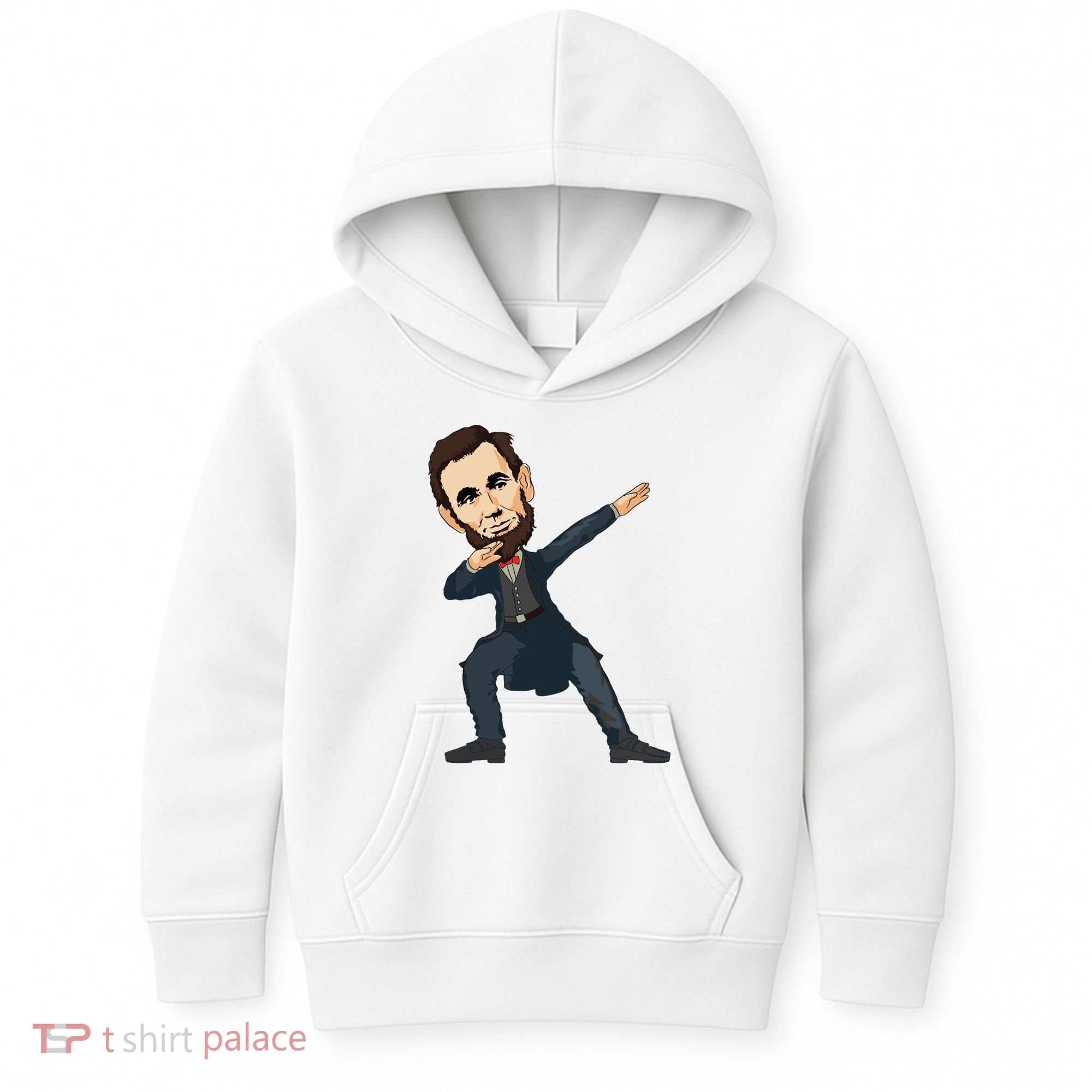Abraham Abe Lincoln Dabbing Dab Dance 4th Of July Gift Kids Hoodie