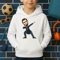 Abraham Abe Lincoln Dabbing Dab Dance 4th Of July Gift Kids Hoodie thumb 2
