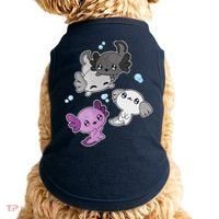 Asexual Axolotl LGBT Demisexual Ace Pride Flag Pet Aquarium Doggie Tank thumb 0