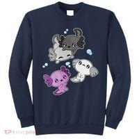 Asexual Axolotl LGBT Demisexual Ace Pride Flag Pet Aquarium Sweatshirt thumb 0