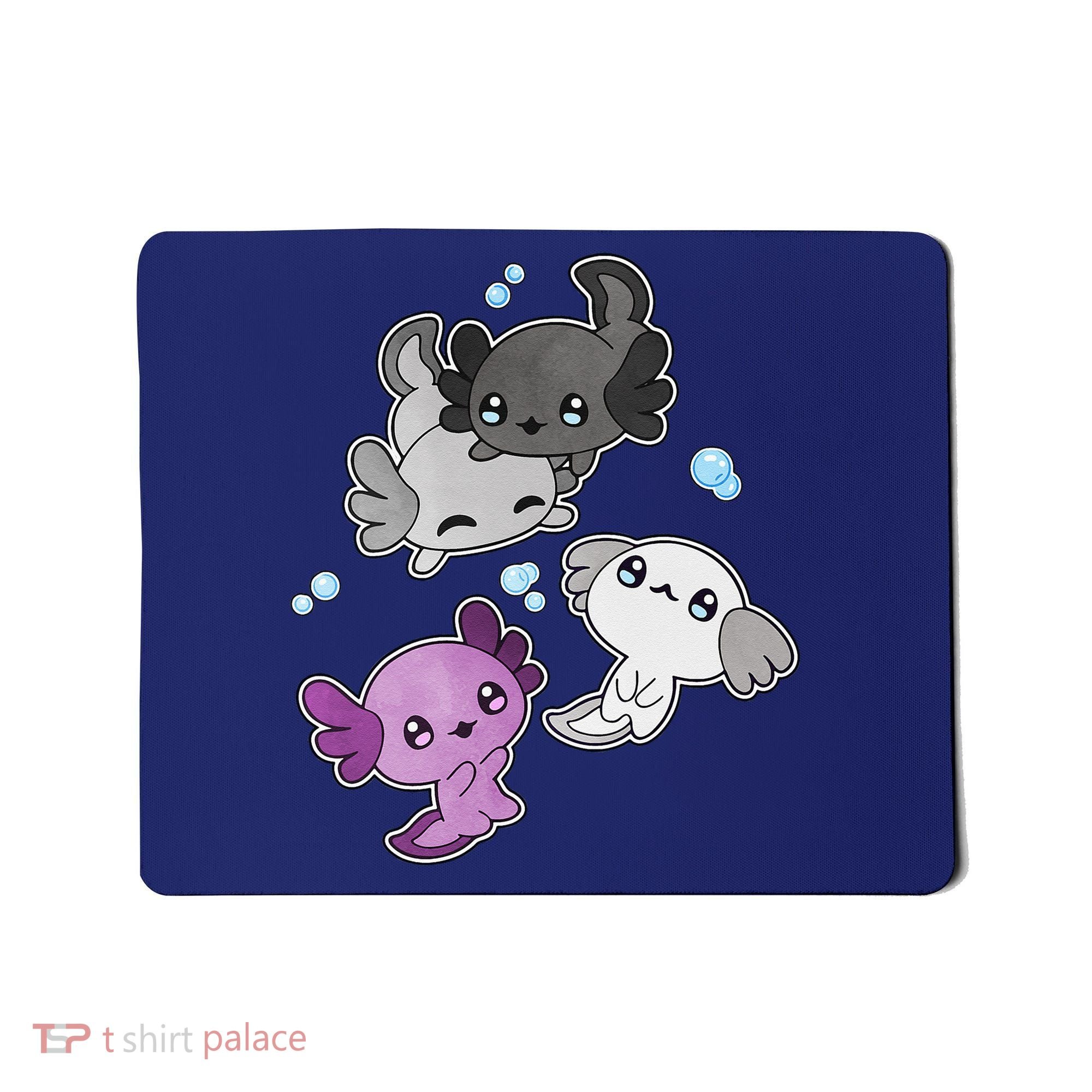 Asexual Axolotl LGBT Demisexual Ace Pride Flag Pet Aquarium Mousepad