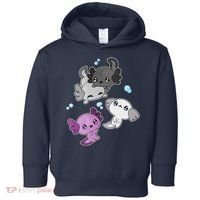 Asexual Axolotl LGBT Demisexual Ace Pride Flag Pet Aquarium Toddler Hoodie thumb 0