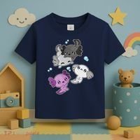 Asexual Axolotl LGBT Demisexual Ace Pride Flag Pet Aquarium Toddler T-Shirt thumb 3