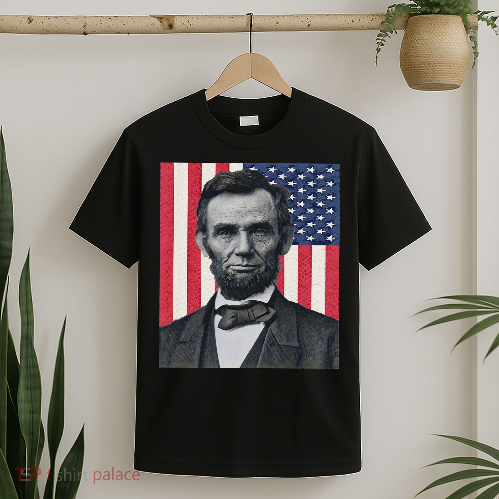 Abraham Abe Lincoln July 4th Holiday Usa President Patriot T-Shirt