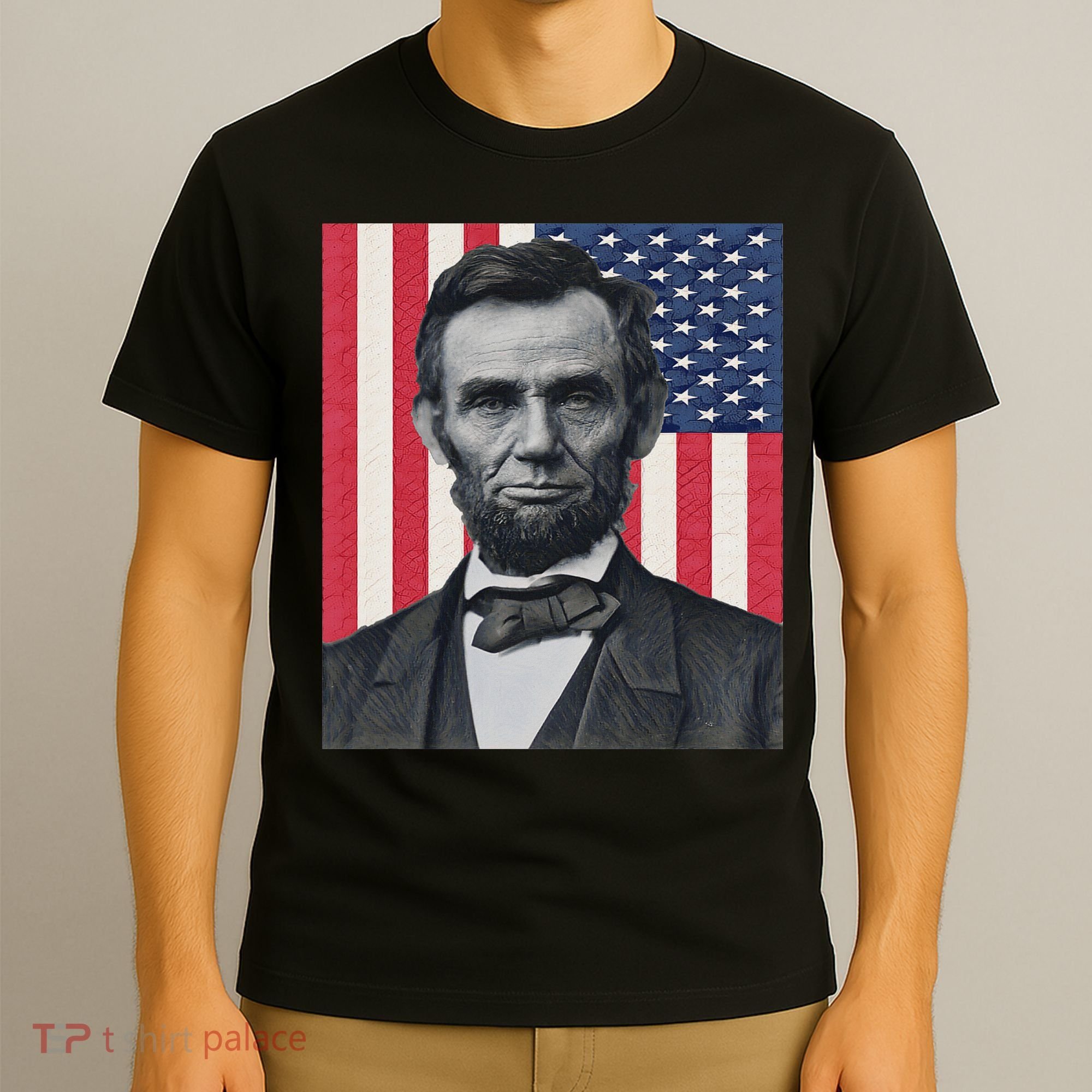 Abraham Abe Lincoln July 4th Holiday Usa President Patriot T-Shirt
