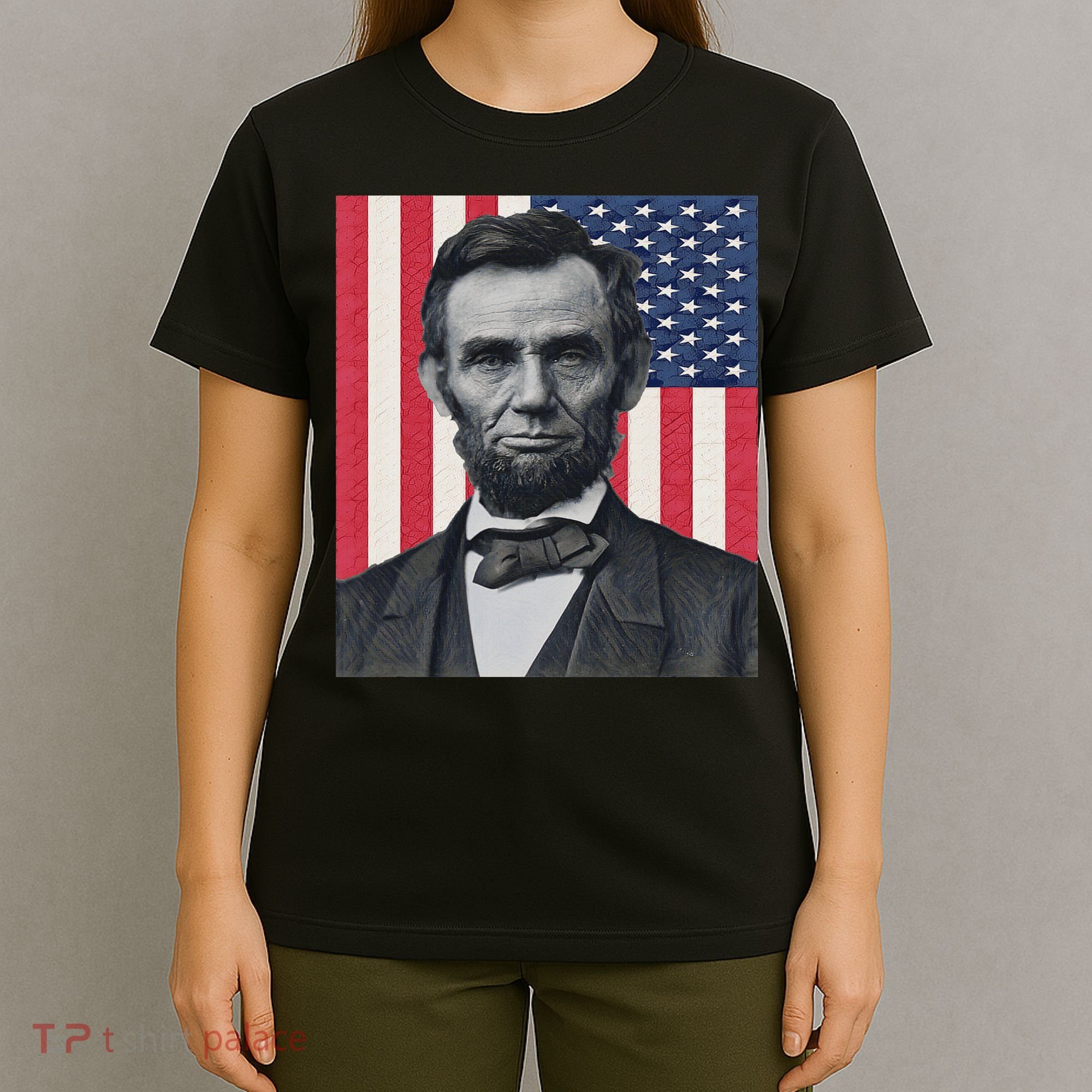 Abraham Abe Lincoln July 4th Holiday Usa President Patriot T-Shirt