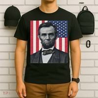 Abraham Abe Lincoln July 4th Holiday Usa President Patriot T-Shirt thumb 6