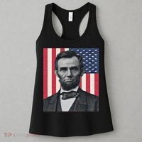 Abraham Abe Lincoln July 4th Holiday Usa President Patriot Women's Tank Top thumb 3