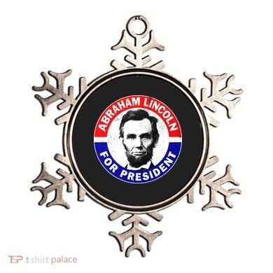Abraham Abe Lincoln For President Vintage Ornament