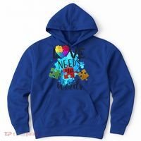 Autism Awareness Love Needs No Words In April We Wear Blue Cute Gift Hoodie thumb 0