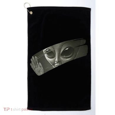 Alien Golf Towel