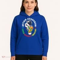 Autism Awareness Love Accept Inspire Astronaut Lightbulb Hoodie thumb 5