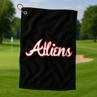 Atliens Atlanta Live In Atlanta Love Atlanta Golf Towel thumb 1