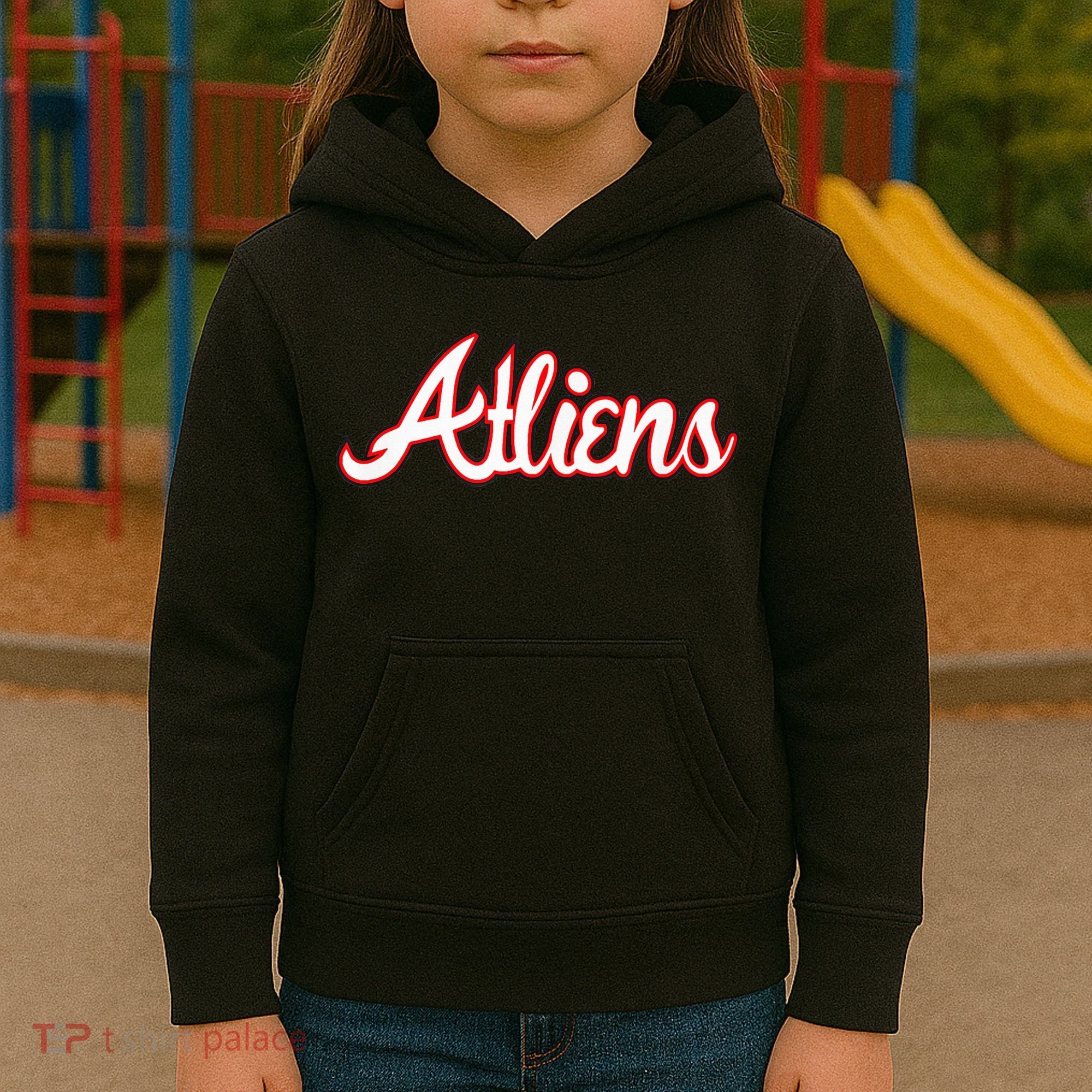 Atliens Atlanta Live In Atlanta Love Atlanta Kids Hoodie